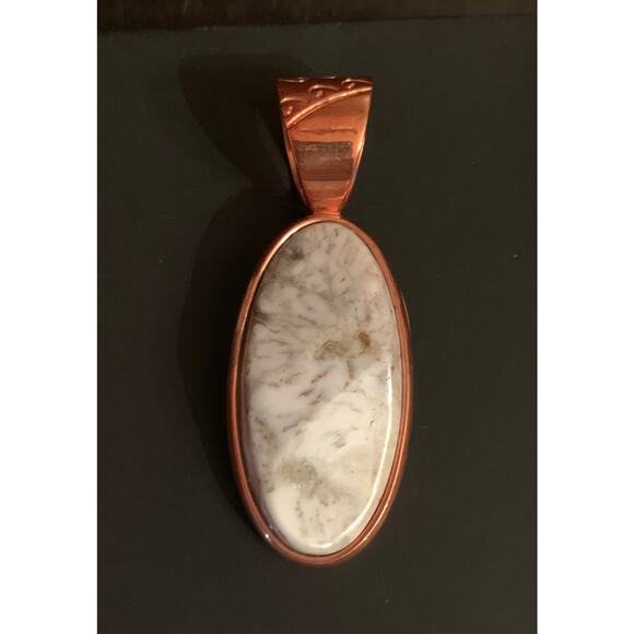 Jay King Copper and Dendritic Agate Pendant - Picture 2 of 5